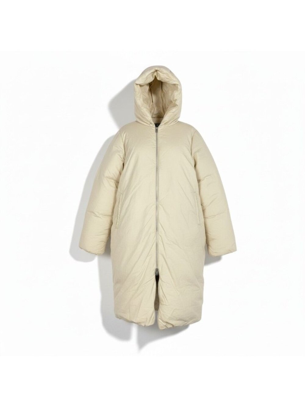 Celine Phoebe Philo Era Down Mod Coat 2-Way Ivory 38